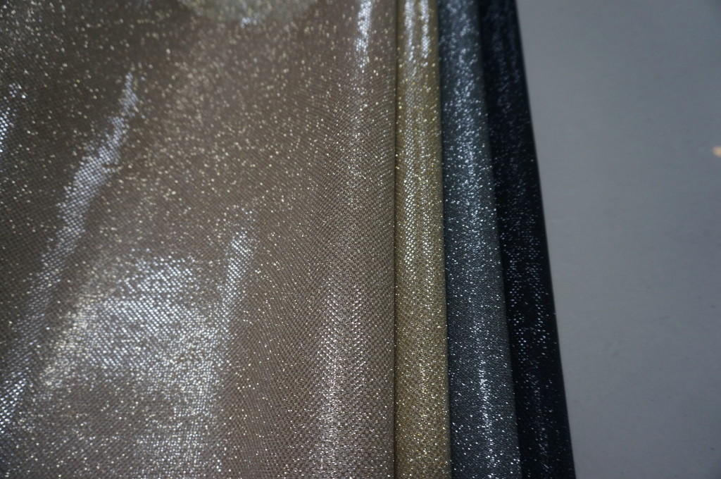 glitter pu leather 